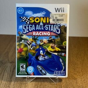 SEGA Sonic & Sega All-Stars Racing Nintendo Wii Good CIB Racing Game 2010